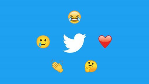 Twitter começa a testar opção para você reagir a postagens usando emojis