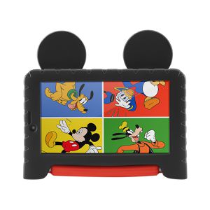 Tablet Multilaser Mickey Mouse Plus 16GB Android 8.1 Quad Core Tela 7 Pol. Câmera 2MP Frontal 1.3MP Preto [À VISTA]