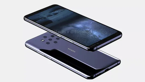 Nokia 9 aparece ostentando suas cinco câmeras e novas imagens vazadas