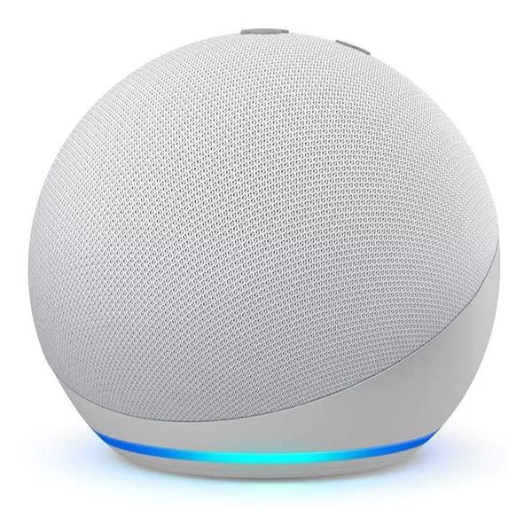 [PARCELADO] Amazon Echo Dot 4th Gen com assistente virtual Alexa glacier white 110V/240V
