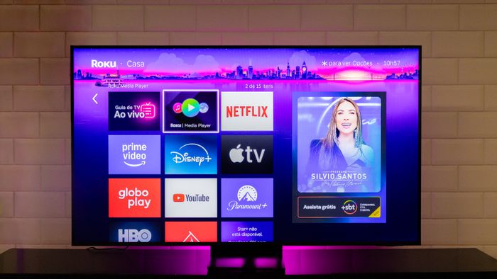TVs viram molduras para exibir obras de arte com Roku