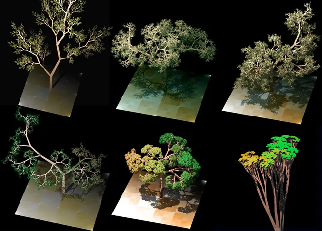 Imagine se o desenvolvedor precisar criar cada árvore individualmente? (Imagem: Reprodução/Wikimedia)