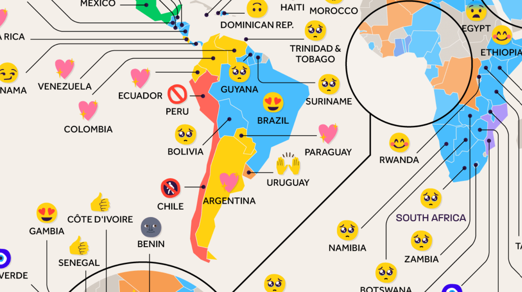 Os emojis mais confusos no Brasil e no restante da América do Sul (Imagem: Divulgação/Word Tips)