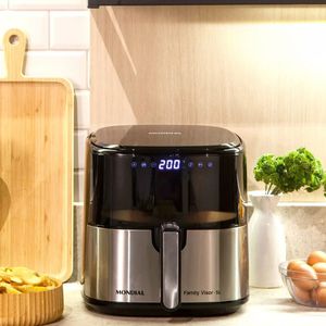 PIX | Air Fryer Digital Mondial Grand Family Preta com Timer 5L AF-50-DVI