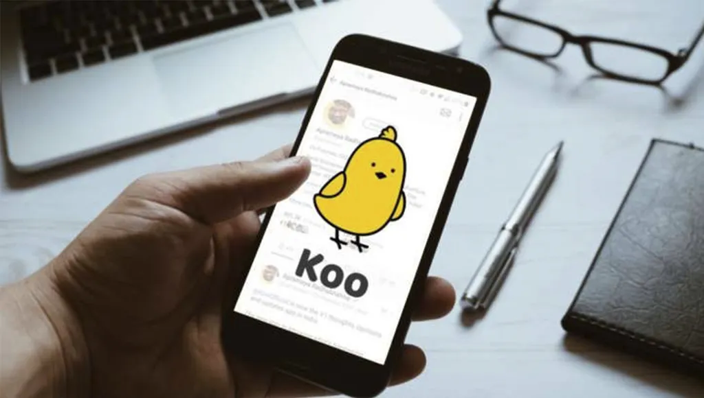 A rede social do passarinho amarelo está fazendo sucesso no Brasil (Imagem: Reprodução/Koo)