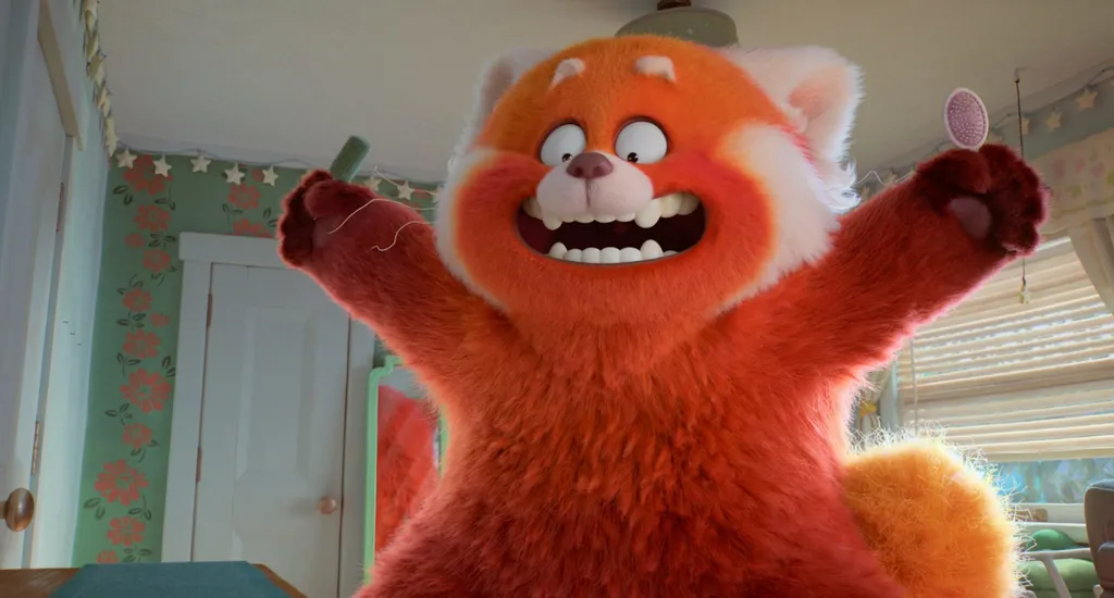 Queremos causar muita confusão ao lado da panda-vermelho mais fofa da história das animações! (Imagem: Reprodução/Disney Pixar)
