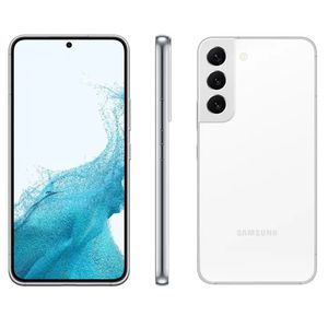 Smartphone Samsung Galaxy S22 128GB Branco 5G Octa-Core 8GB 6,1" RAM Câm. Tripla + Selfie 10MP Dual Chip [CUPOM EXCLUSIVO]