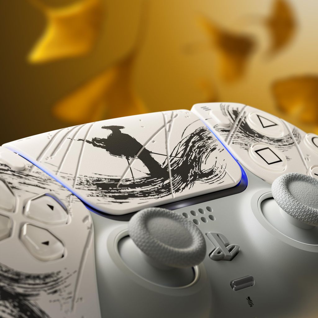 controle DualSense Ghost of Yōtei preto