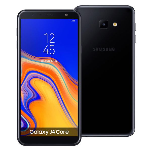 Smartphone Samsung Galaxy J4 Core Preto 16GB, Tela Infinita de 6", Android Go 8.1, Dual chip, Câmera Frontal de 5MP com flash, Câmera Traseira 8MP