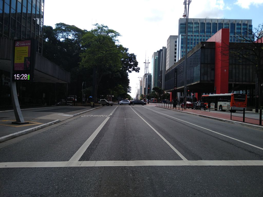 São Paulo deserta por causa do coronavírus no início de março (Imagem: Fidel Forato/Canaltech)