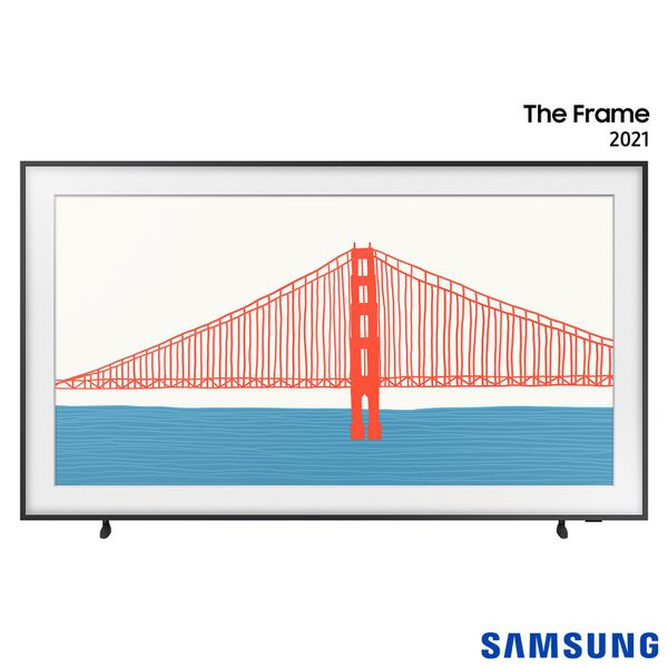 Smart TV Samsung The Frame QLED 4K 50", com Modo Arte, Molduras Costumizáveis e Conexão Única - 50LS03AA [CASHBACK ZOOM]