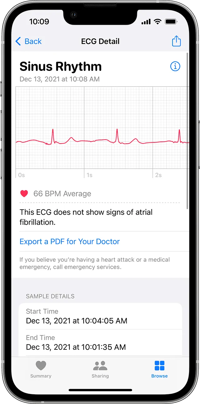 Informações mais completas podem ser vistas no aplicativo Saúde (Imagem: Divulgação/Apple)