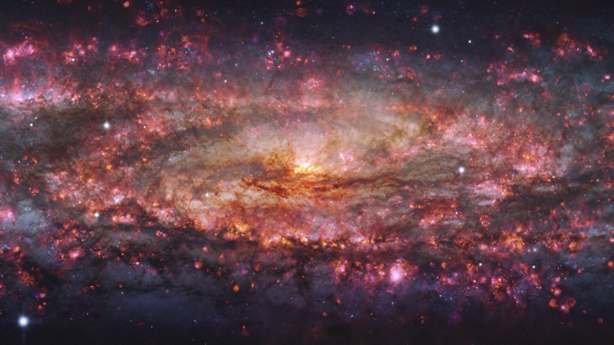 Astrônomos capturam milhares de cores em nova foto ultradetalhada de galáxia