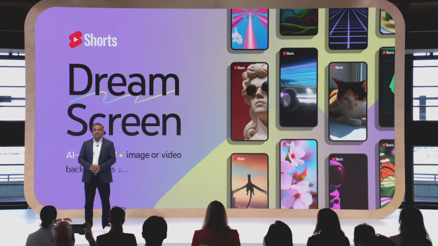 Dream Screen  IA vai criar planos de fundo no  Shorts