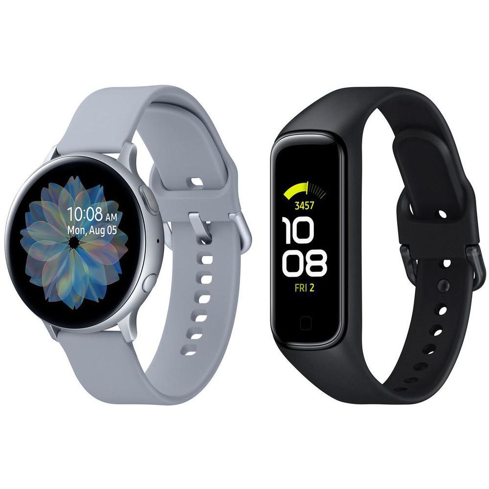 Smartwatch Samsung Galaxy Watch Active2 Prata 44mm 4GB + Smartband