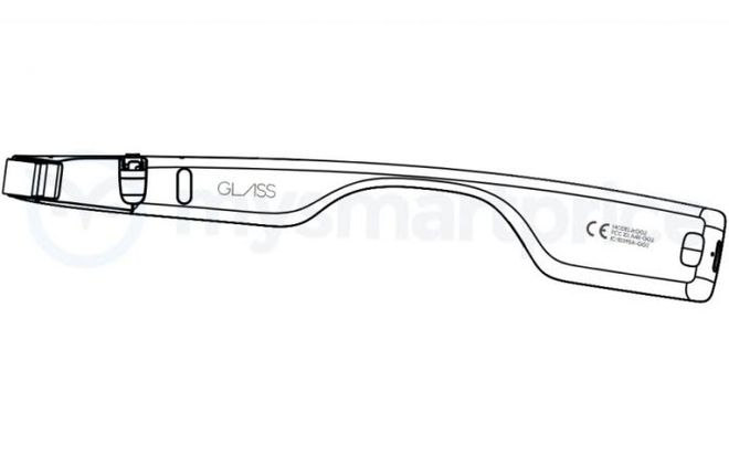 Imagem do novo Google Glass que faz parte dos registros no FCC (Imagem: mysmartprice)