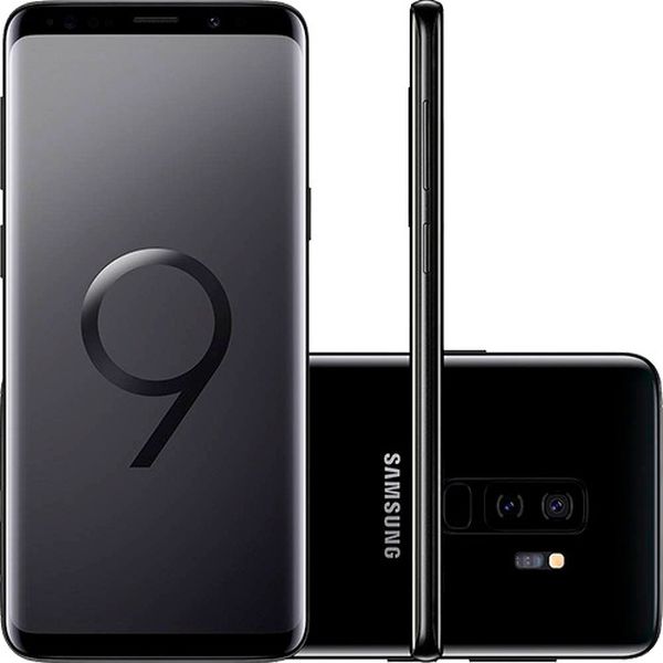 Smartphone Samsung Galaxy S9+ Dual Chip Android 8.0 Tela 6.2" Octa-Core 2.8GHz 128GB 4G Câmera 12MP Dual Cam - Preto [NO BOLETO]