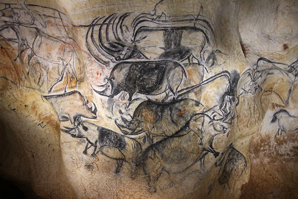A arte rupestre mostra a valorização da caça pelas sociedades passadas – espécies grandes eram as mais vulneráveis ​​aos humanos antigos (Imagem: Claude Valette/CC-BY-4.0)