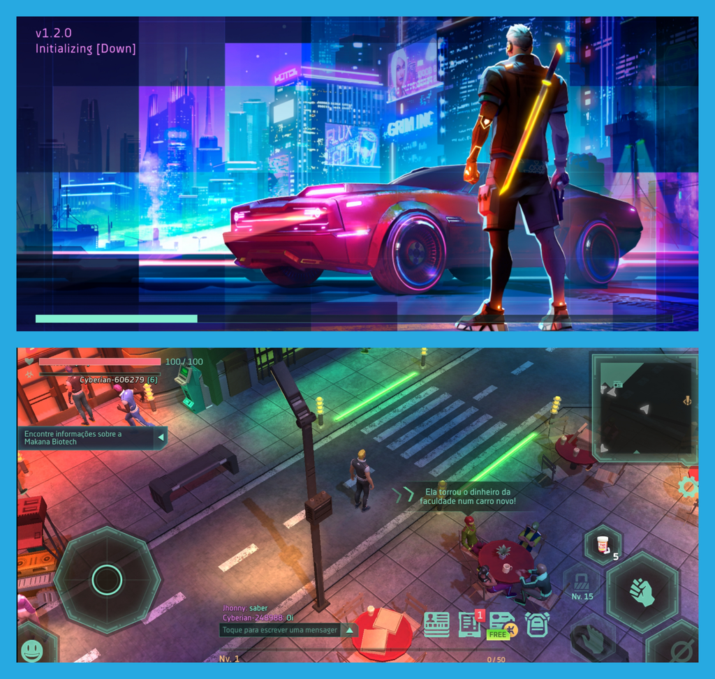 Melhores jogos cyberpunk para jogar no Android