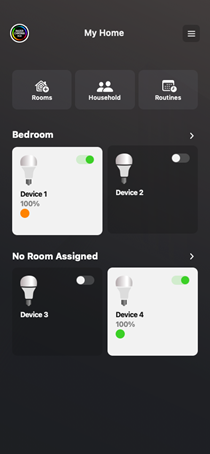 O Razer Smart Home App pretende unificar ecossistemas de iluminação inteligente também para criar experiências mais imersivas no entretenimento doméstico (Imagem: Divulgação/Razer)