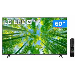 Smart TV 60” 4K LED LG 60UQ8050 AI Processor - Wi-Fi Bluetooth HDR Alexa Google Assistente 3 HDMI [LEIA A DESCRIÇÃO - CASHBACK]