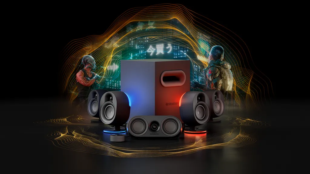 Arena 9 é o modelo mais completo com sistema de som 5.1 mais imersivo (Imagem: Divulgação/SteelSeries)