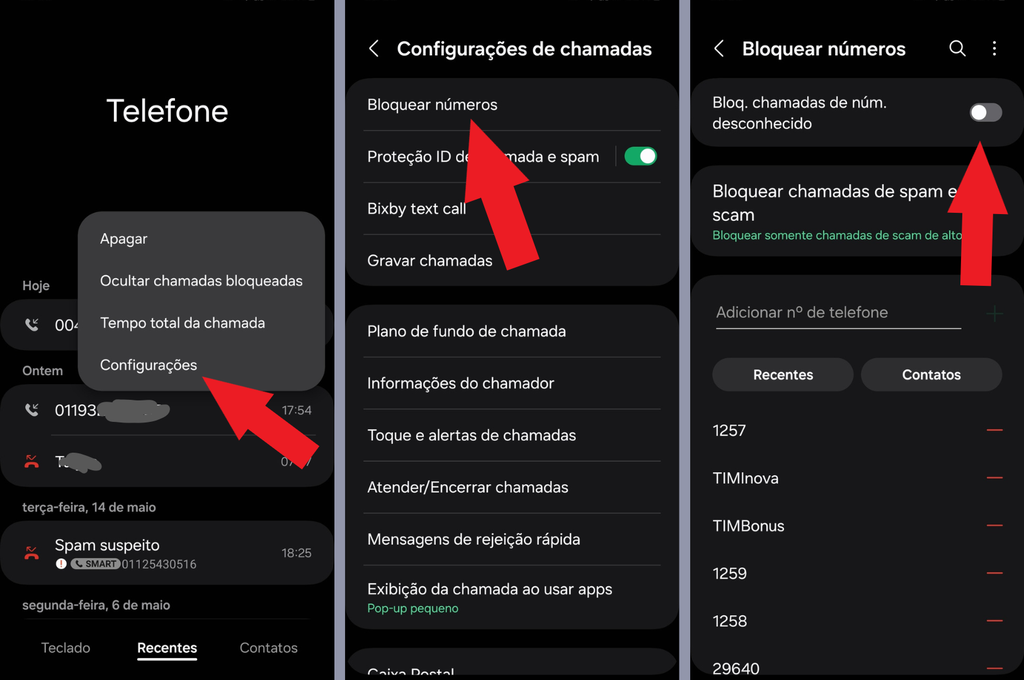 bloquear ligações celular
