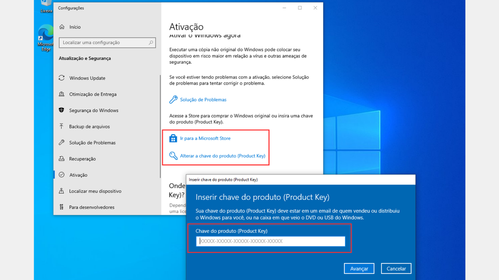 Como ativar o Windows 10 (Imagem: Captura de tela/Bruno De Blasi/Canaltech)