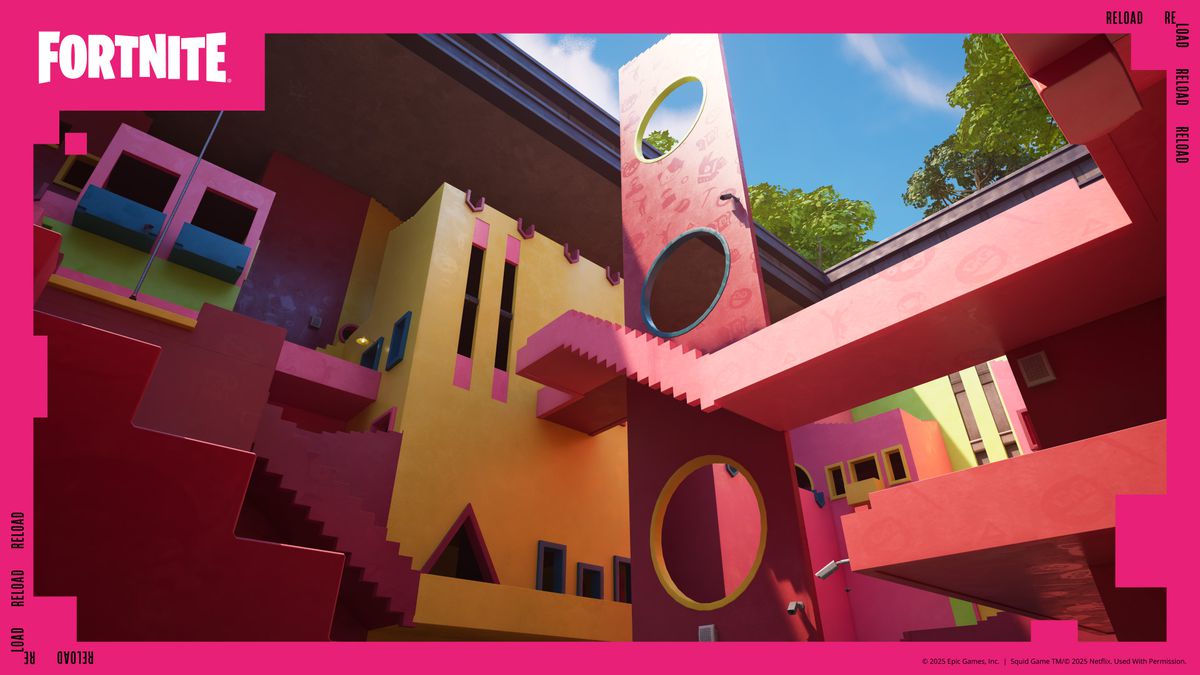 Round 6 chega ao Fortnite! Confira detalhes do novo mapa e modos 4 Mapa de Round 6 no modo Reload