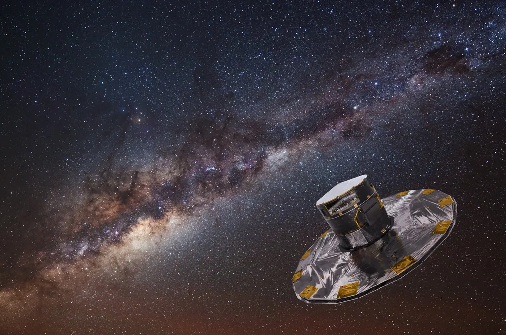 As observações da missão Gaia ajudaram a equipe a descobrir o exoplaneta (Imagem: Reprodução/ESA)