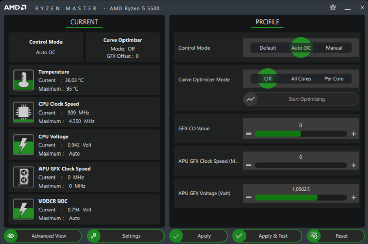 AMD Ryzen Master