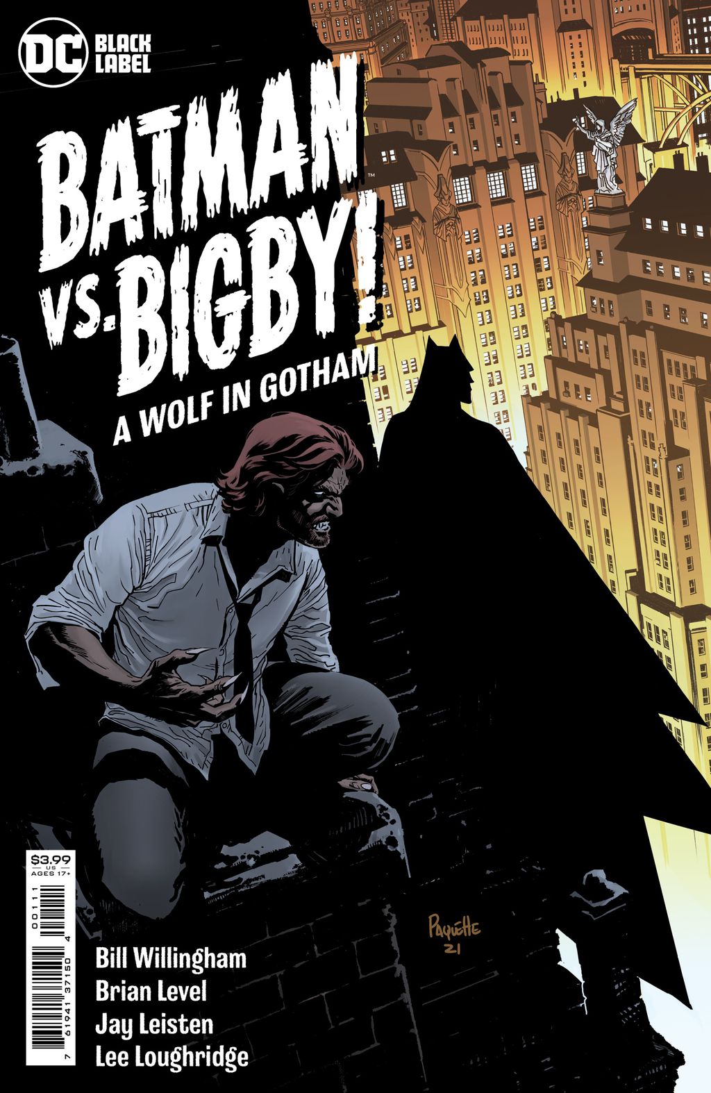 Capa da primeira edição do crossover entre Fábulas e Batman (Imagem: Divulgação/DC Comics)