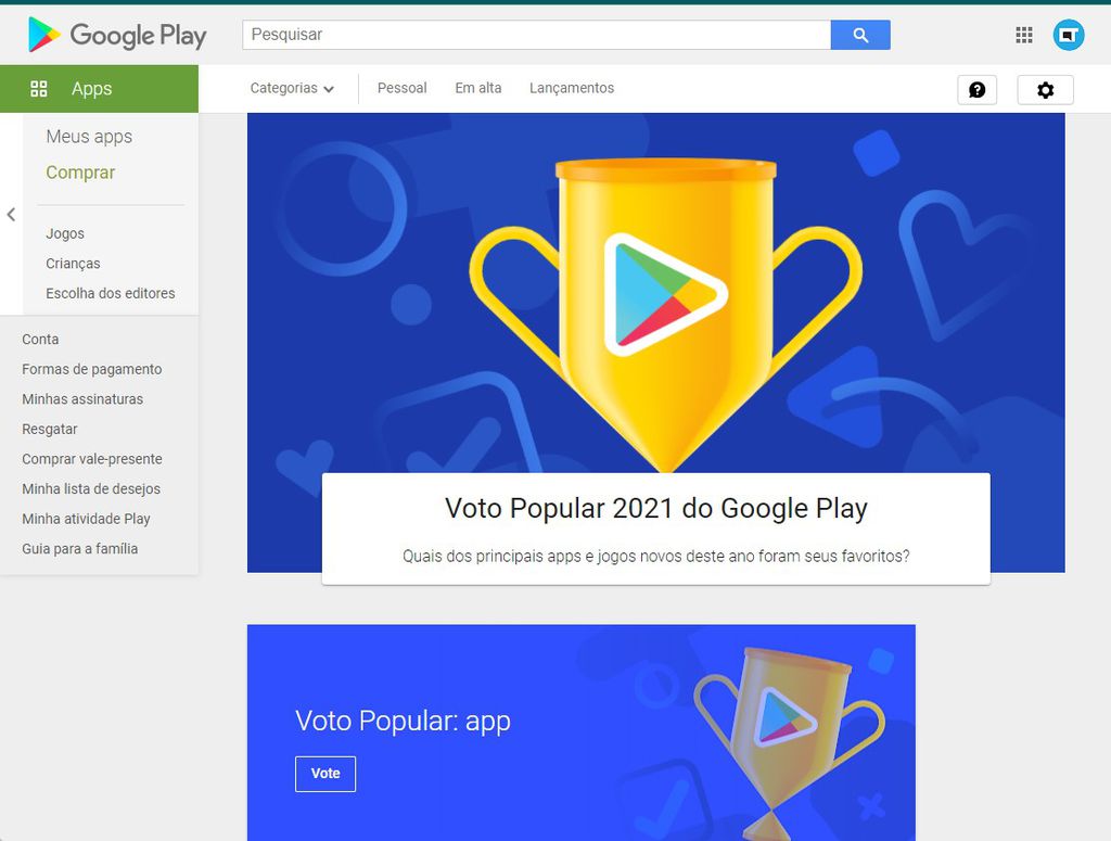 Play Store quer seu voto para escolher o aplicativo e o jogo do ano -  Canaltech