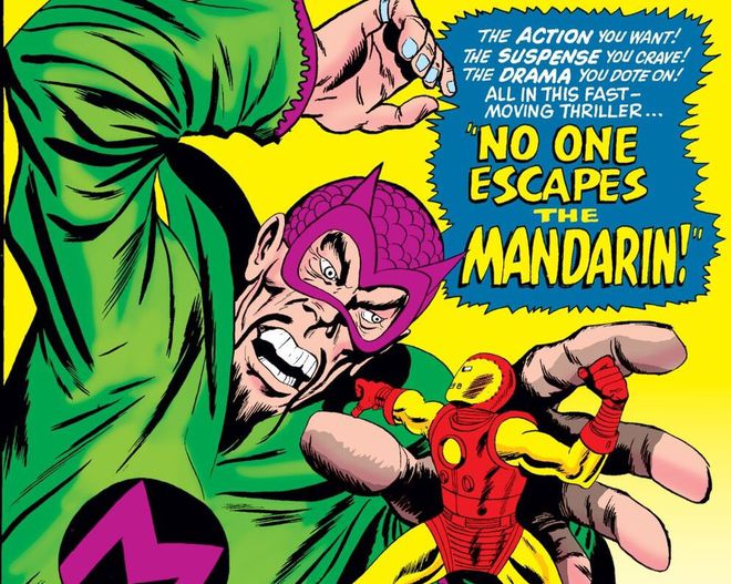 Primeiras versões do Mandarim nos quadrinhos se apoiavam bastante no estereótipo do 'perigo amarelo" e eram carregadas de racismo (Imagem: Reprodução/Marvel Studios)