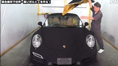 Carro mais preto do mundo': Vídeo mostra transformação de Porsche 911;  assista, Mundo