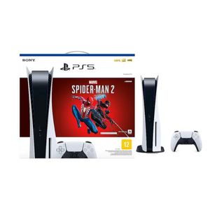 PlayStation 5 Standard Edition Branco + Marvels Spider Man 2 + Controle Sem Fio Dualsense Branco - Sony | CUPOM