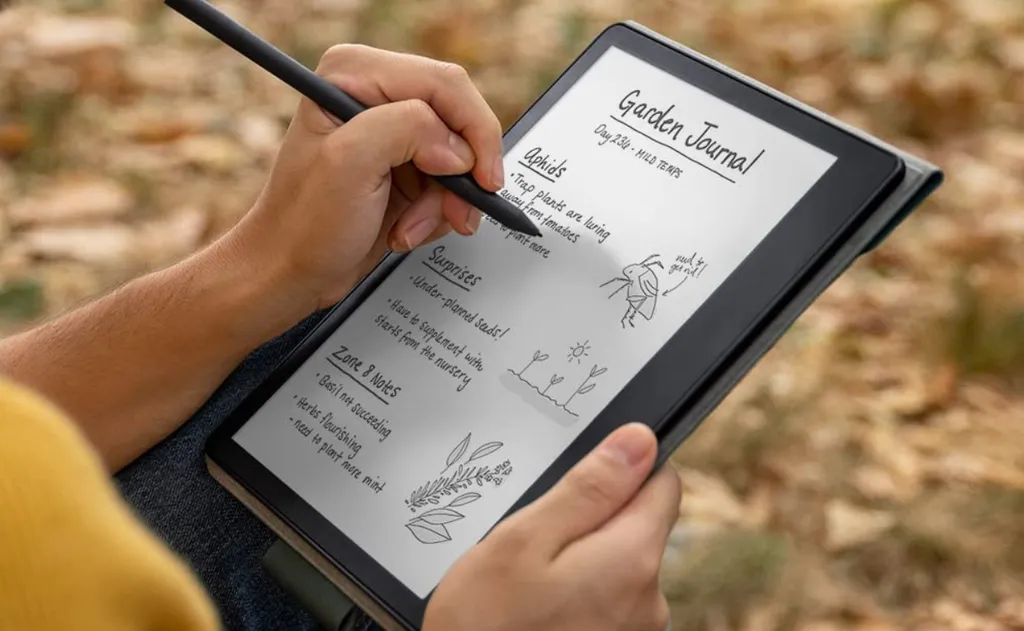 Kindle Scribe é o mais novo competidor do reMarkable, elogiado dispositivo com tela e-ink para notas à mão (Imagem: Divulgação/Amazon)