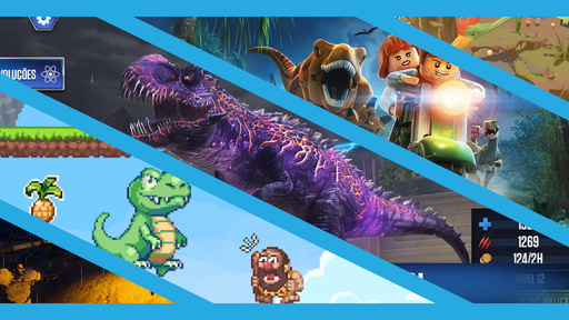 5 jogos de dinossauro para celular