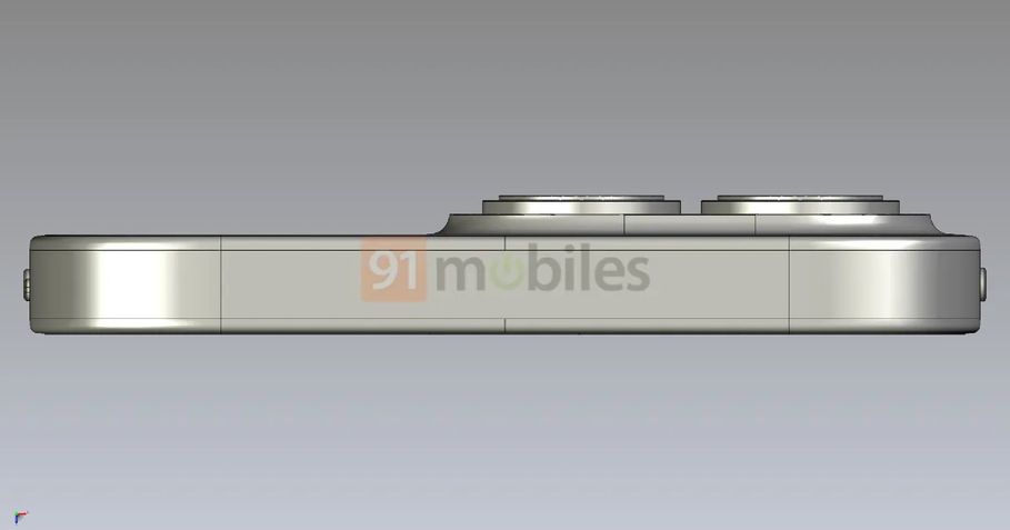 Apple iPhone 14 Pro: desenho CAD