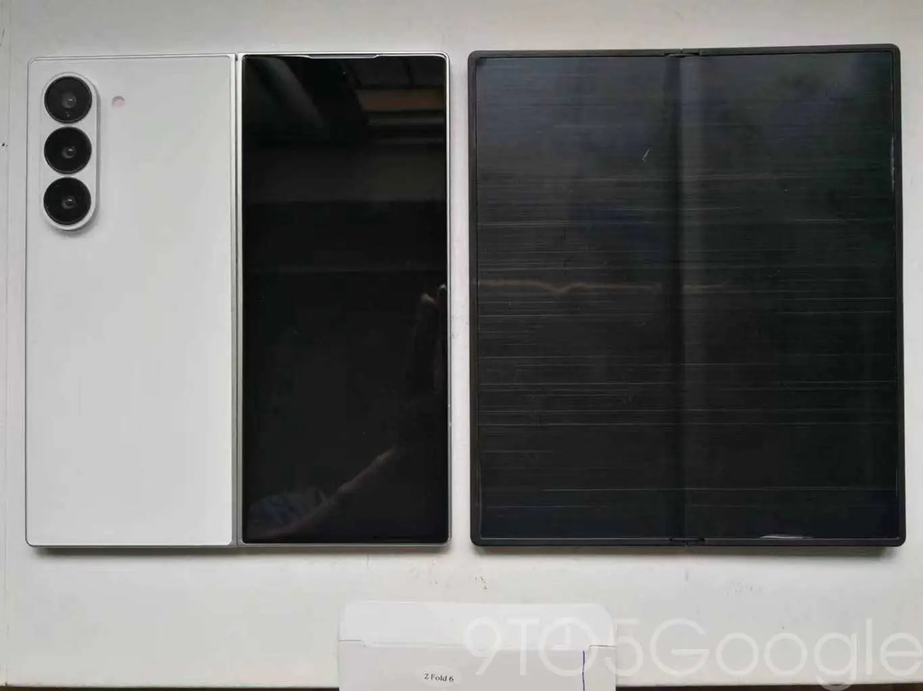 Galaxy Z Fold 6 ganhou protótipo com mudanças estruturais (Imagem: 9to5Google/Sonny Dickson)