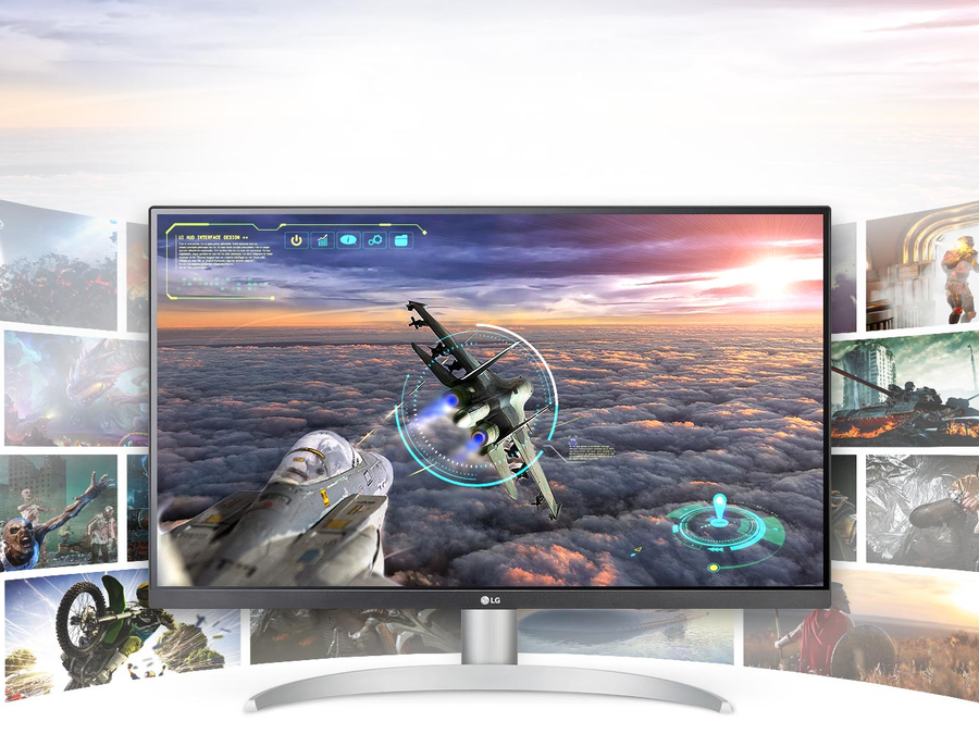 Compre seu monitor profissional LG 27UP650-W com tela 4K e preço