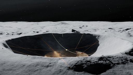 Um radiotelescópio no lado afastado da Lua poderia descobrir muitos exoplanetas