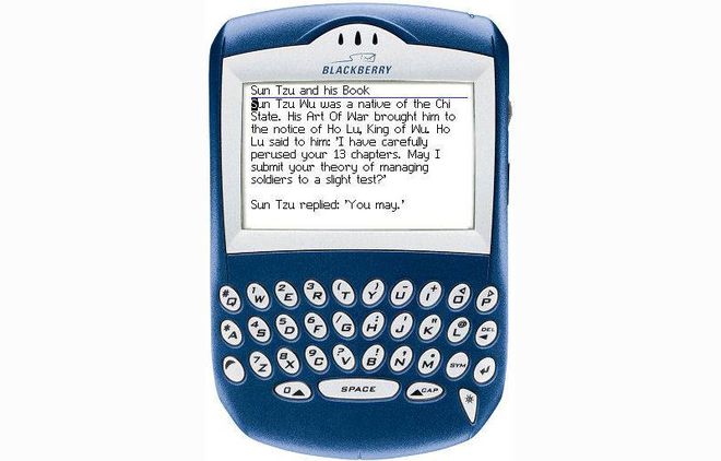 Há 15 anos, o BlackBerry 6230 era seu sonho de consumo (imagem: Divulgação / BlackBerry)