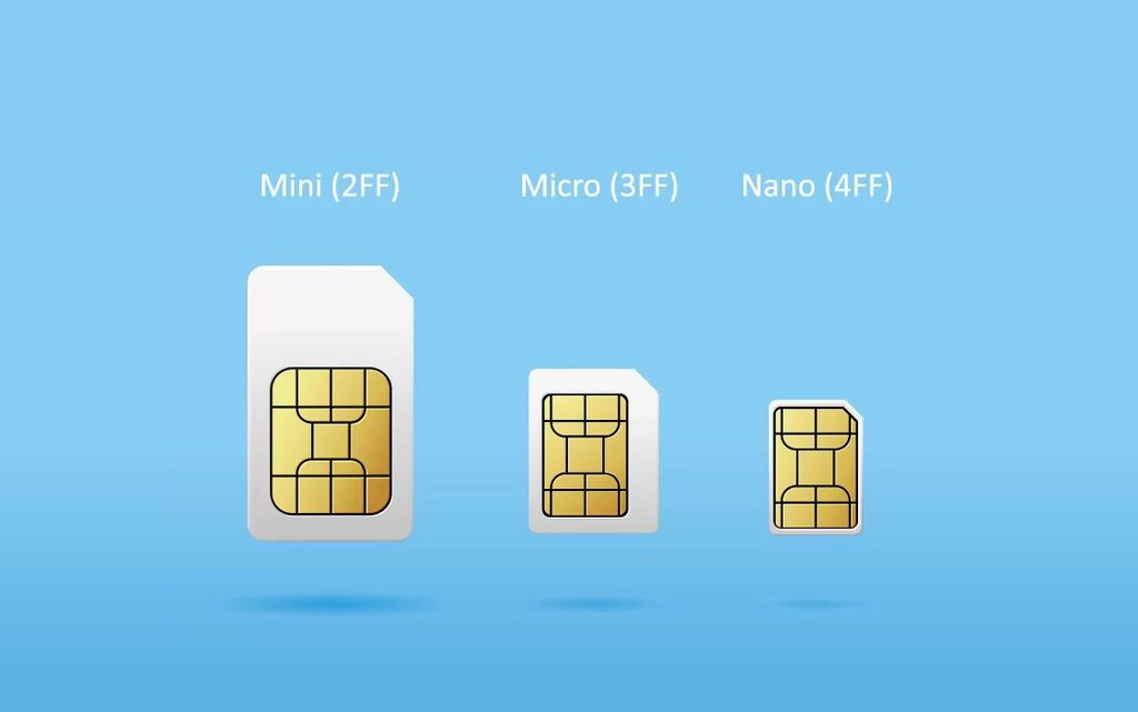 Comparativo entre os diferentes tipos de chip SIM (Imagem: Portal da Lu/Magazine Luíza)